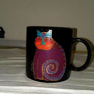 Vintage Laurel Burch cat mug